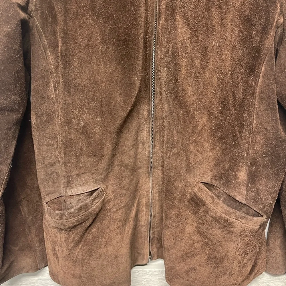 Brown Leather Jacket - Picture 4 of 4